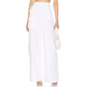 AFRM - Maxwell Parachute Pant in Bright White - Size Small